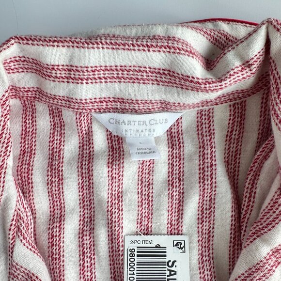 Charter Club & Gap Body Women's Size Large Set of 3 Holiday Red Long Sleeve PJ - Picture 8 of 8
